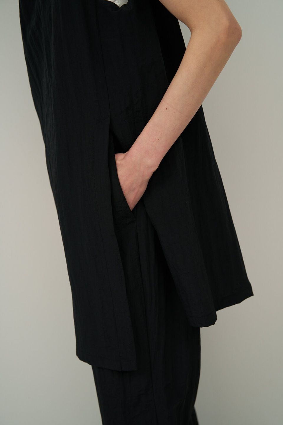 [3863-652BZ] チュニックコンビネゾン ライトベージュ