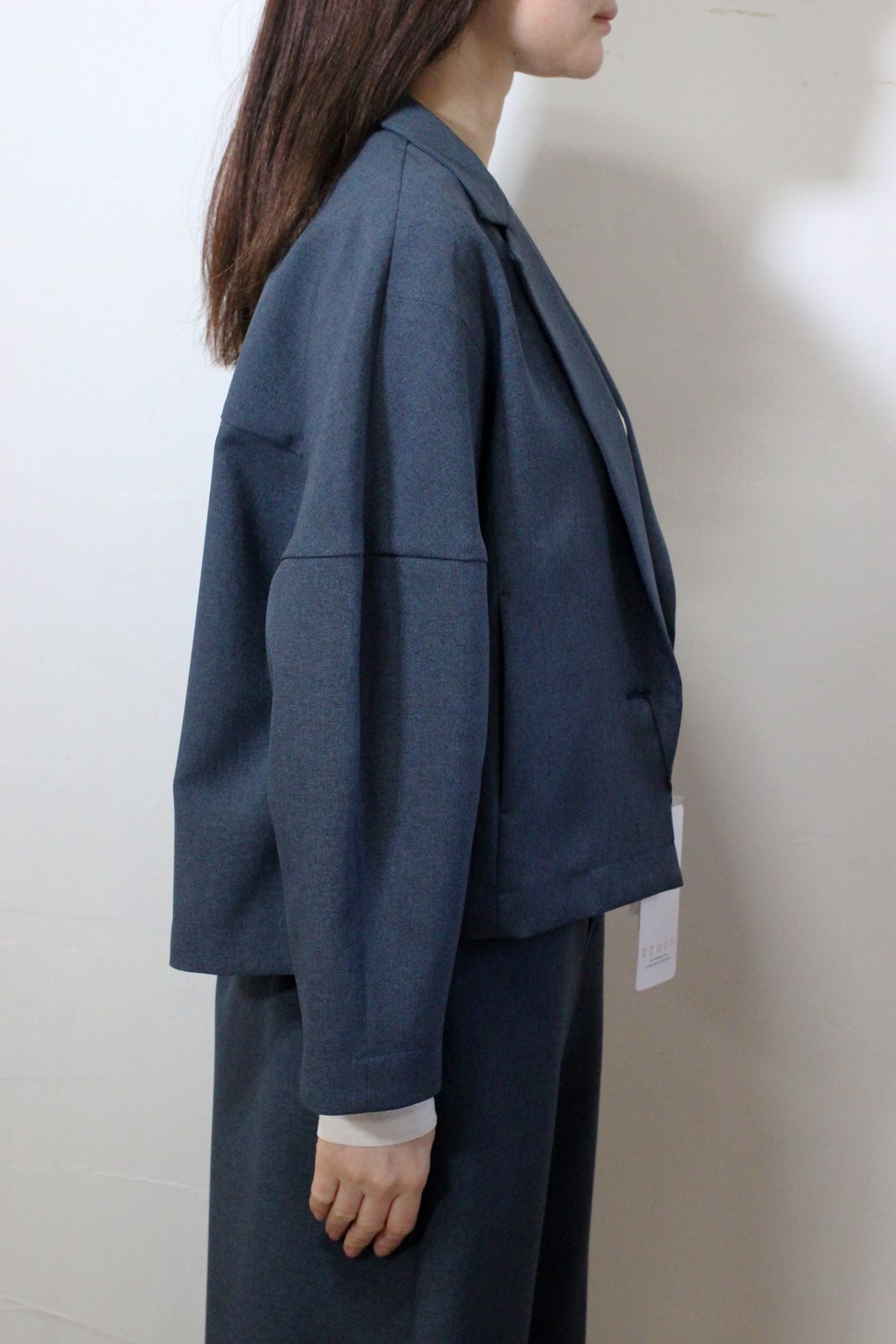 ドライトロピカルショートジャケット ネイビー