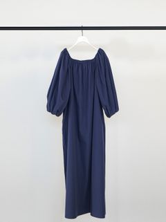 [5261-034MK] ボリュームスリーブOP ネイビー