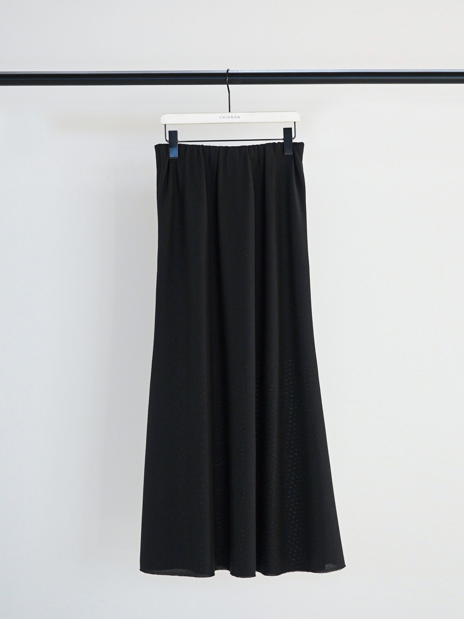 [2561-028BZ] サマーメッシュ麻混バイアスSK ブラック