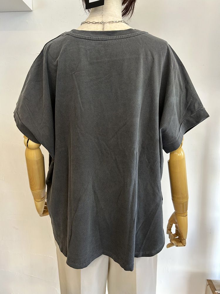 ピグメントロゴTシャツ ライトベージュ