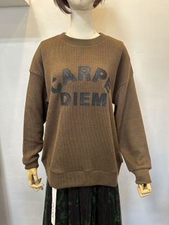 ロゴニットソー ブラウン