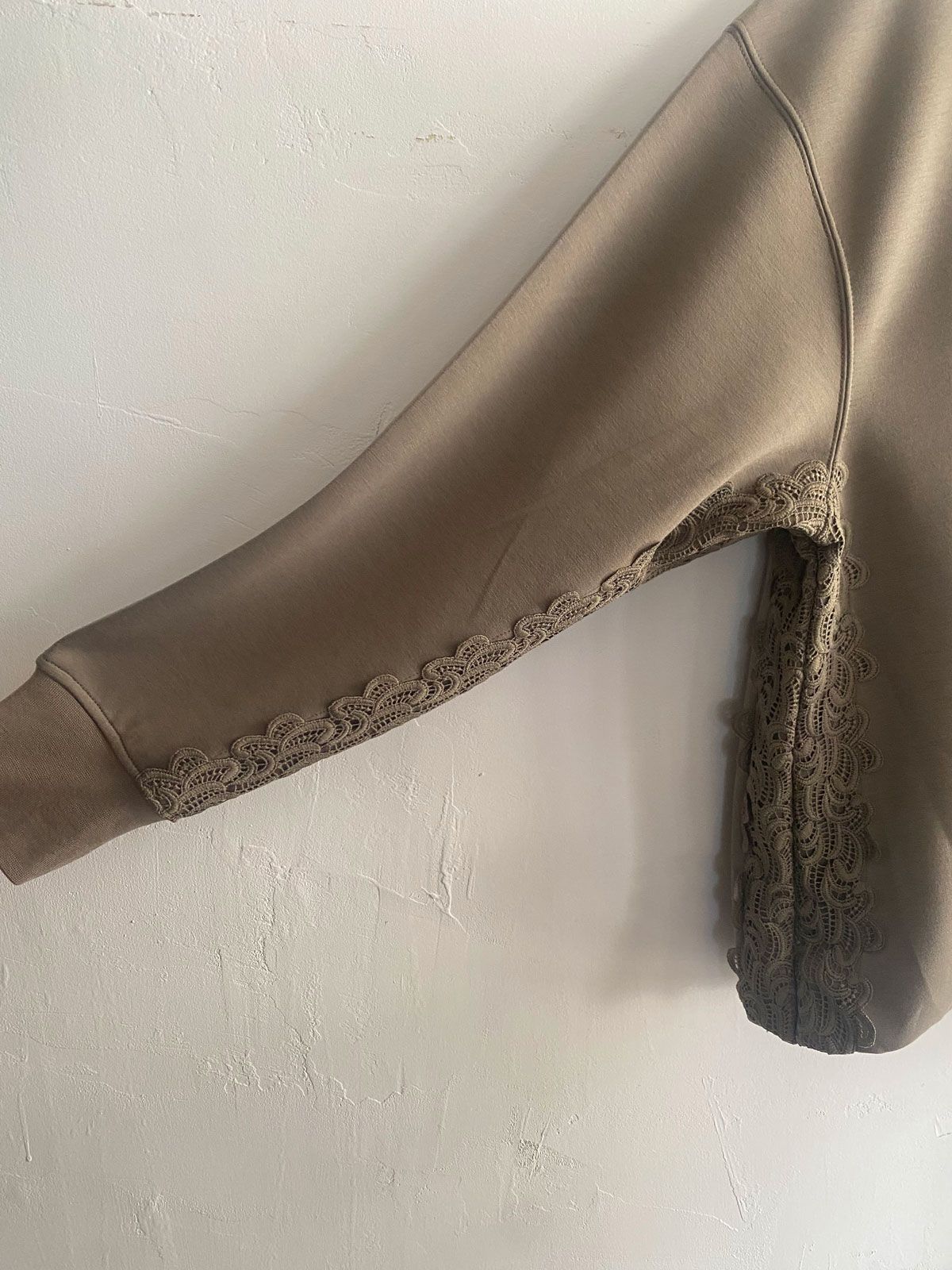 サイドレースドッキングトップス ダークカーキ