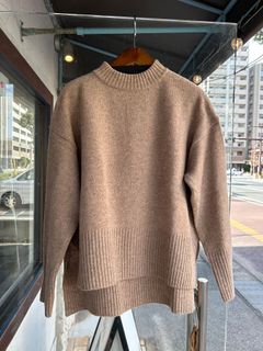タスマニアラムコモドニット 杢ベージュ