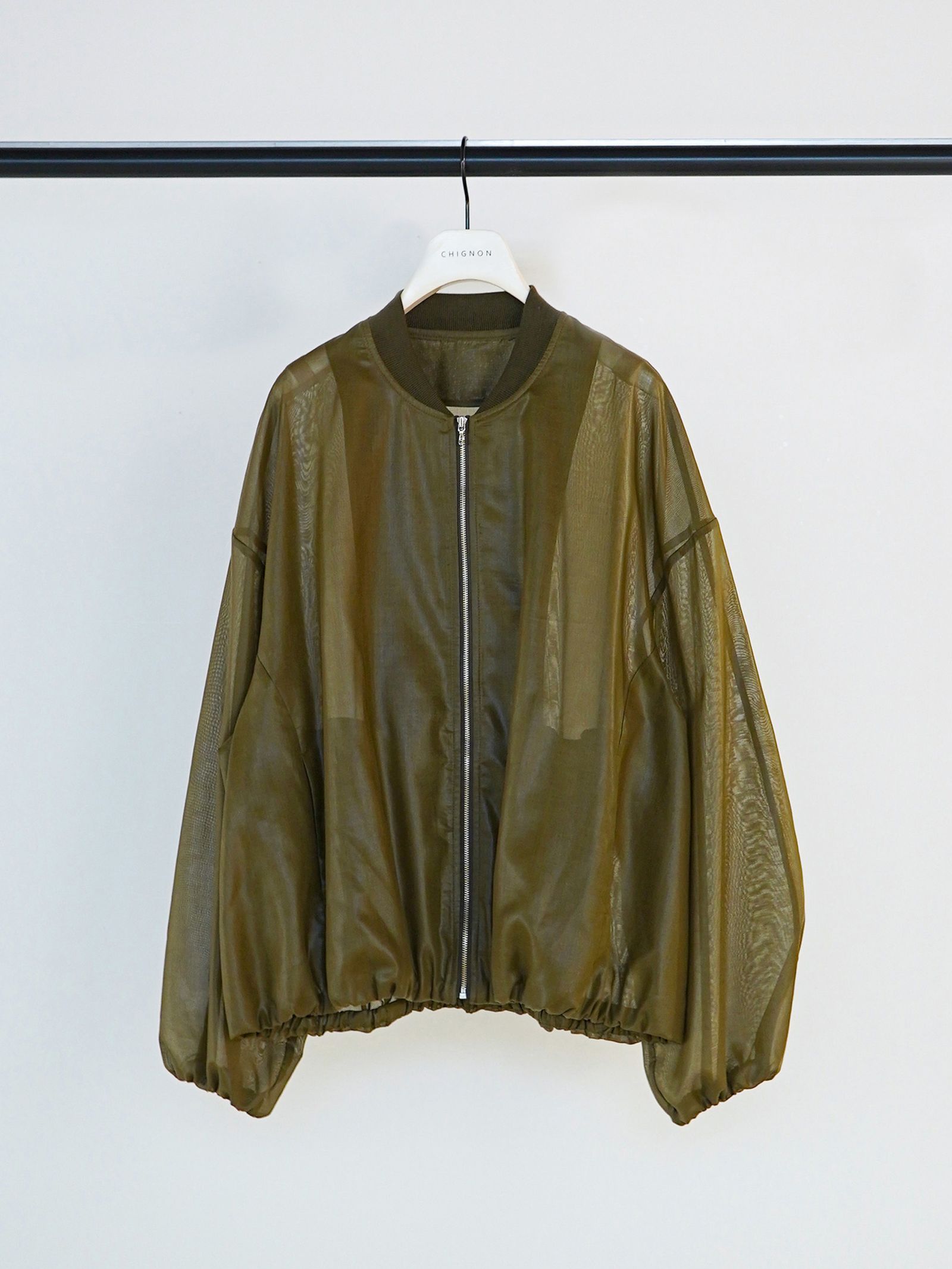 [4861-003KK] シアーチンツブルゾン カーキ