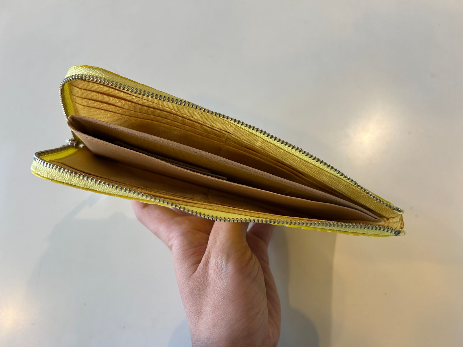 CORO LZIP LONG WALLET 長財布 イエロー