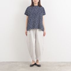 タイプライターエッグパンツ グレージュ