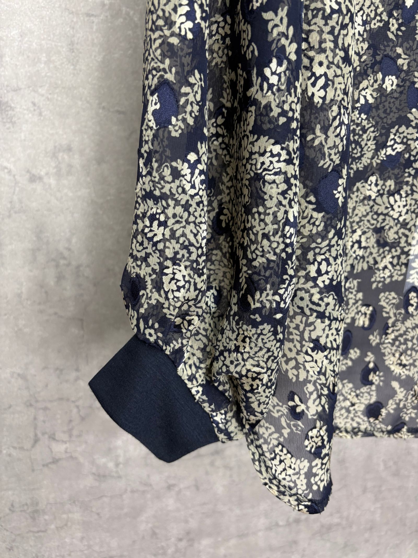 オパールJQレイズPOブラウス ネイビー