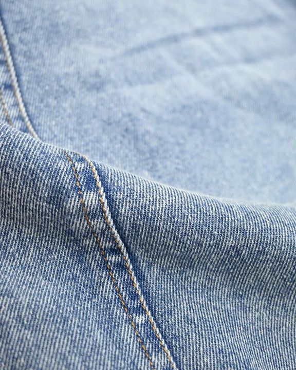 テンセルデニムバレルパンツ バイオウォッシュ