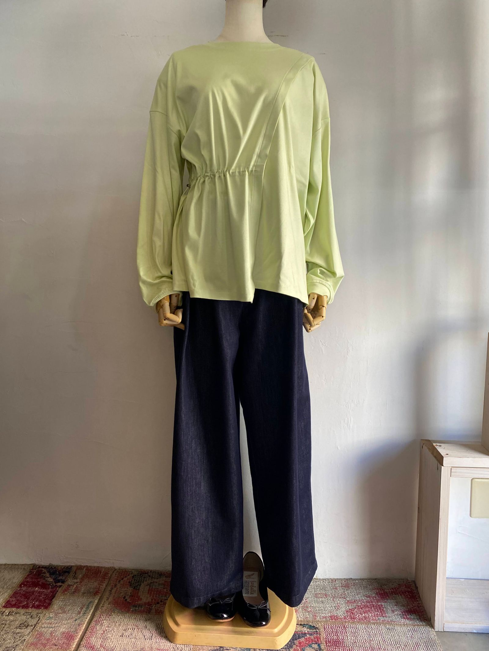 コンパクトスムース デザイントップス イエロー