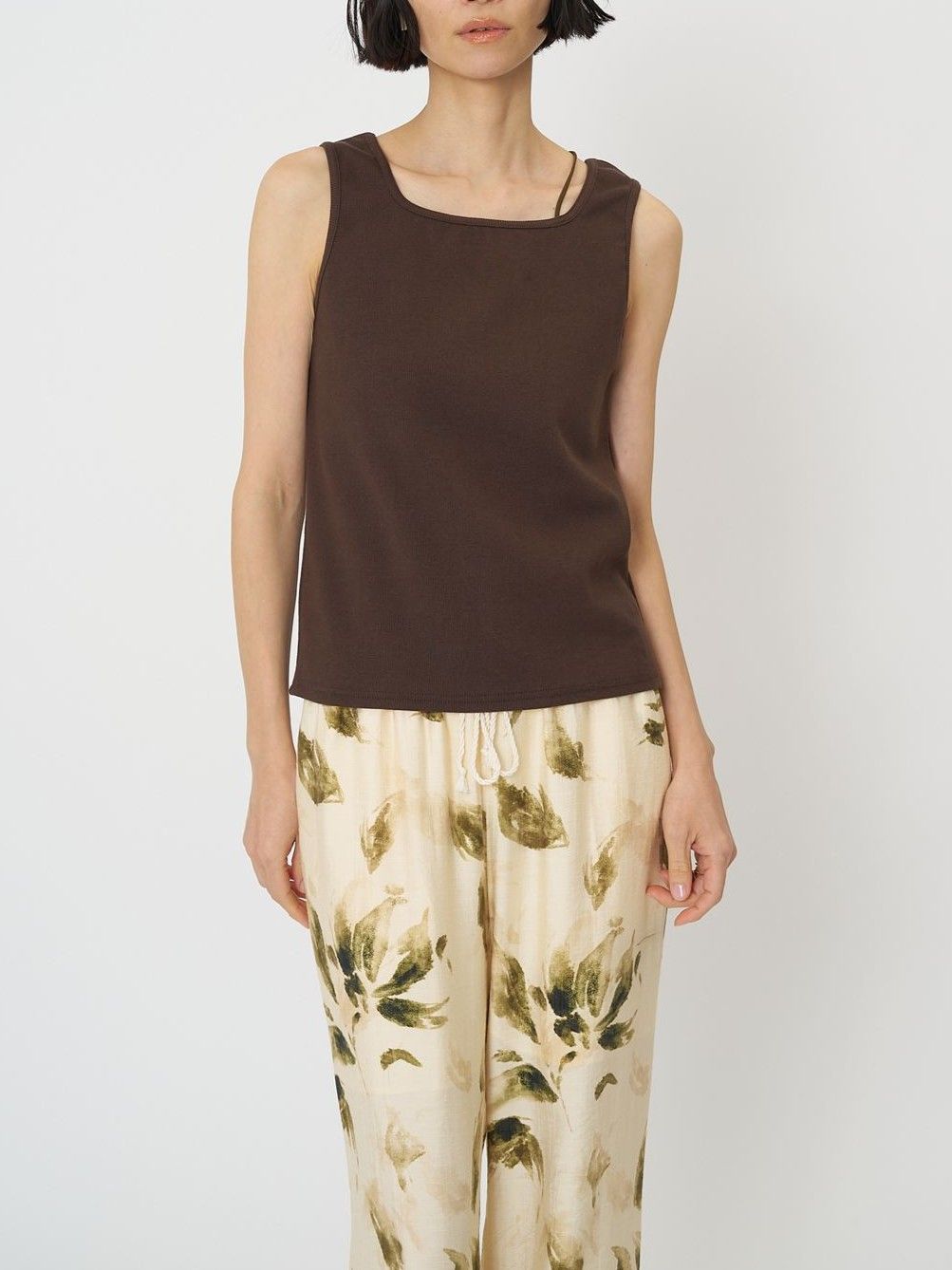 [8961-109KK] ナローコードデザインタンク ブラック