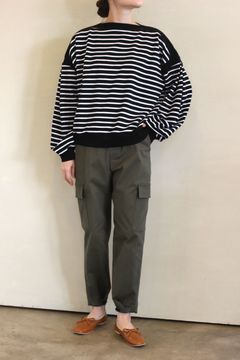 ツイルストレッチカーゴパンツ オリーブ