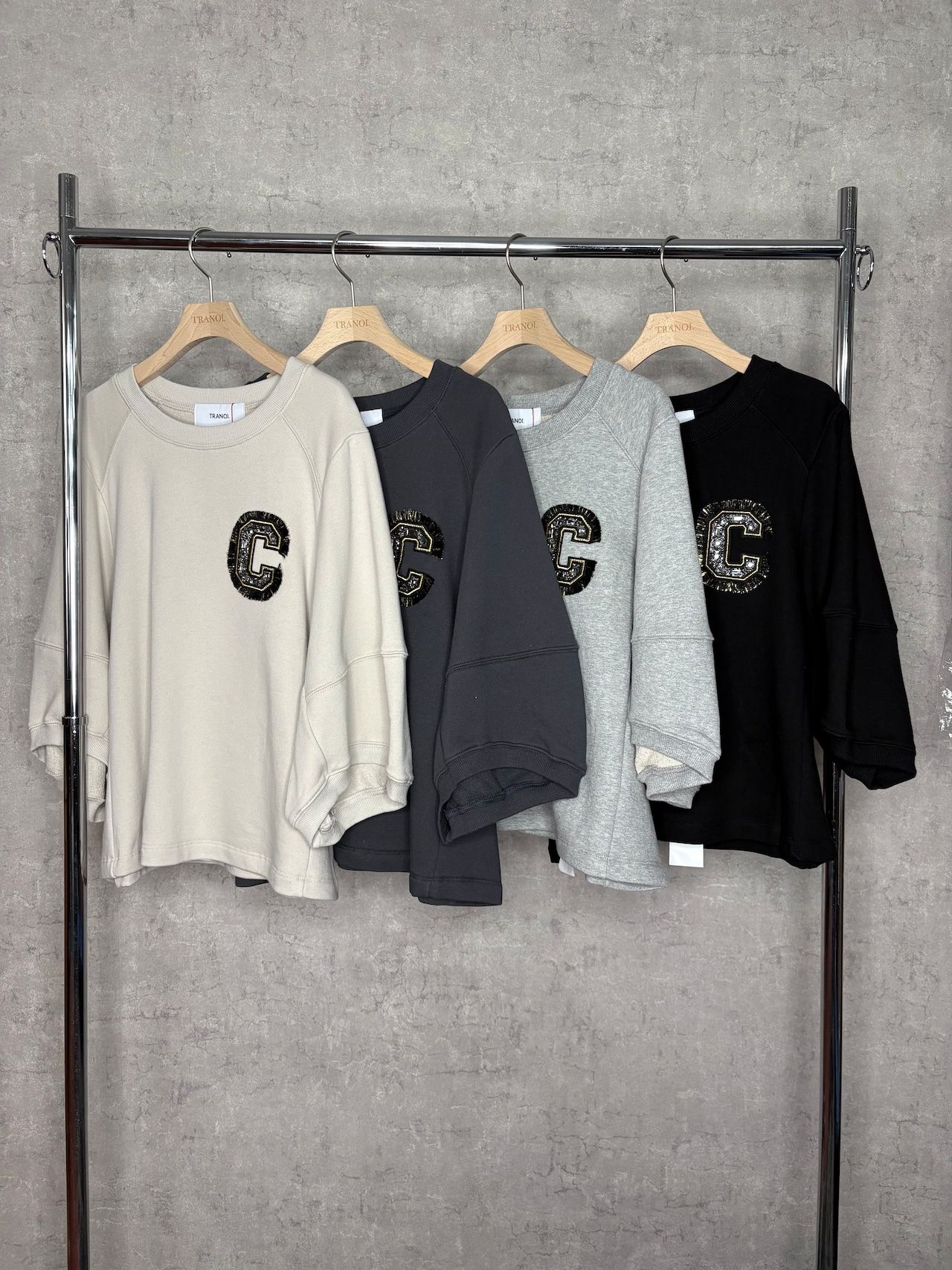 jewel C COCOON TOPS グレージュ