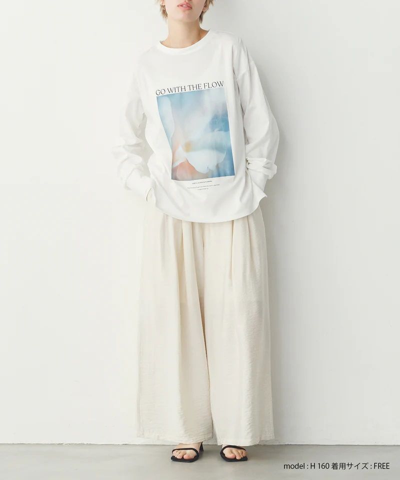 フォトプリント ロゴロンT ホワイト