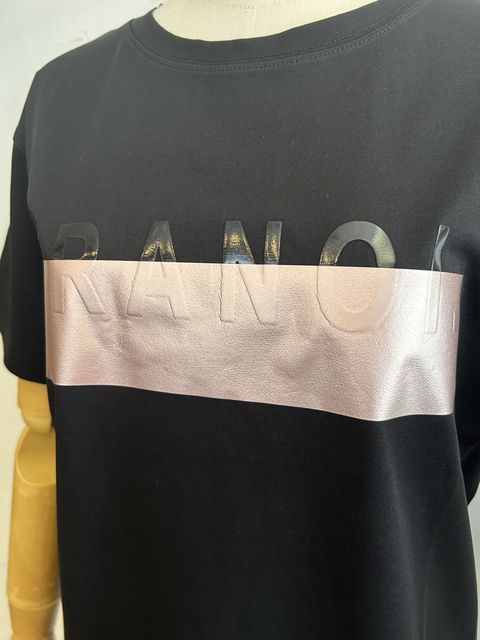 TRANOI.Tee ブラックxピンクゴールド