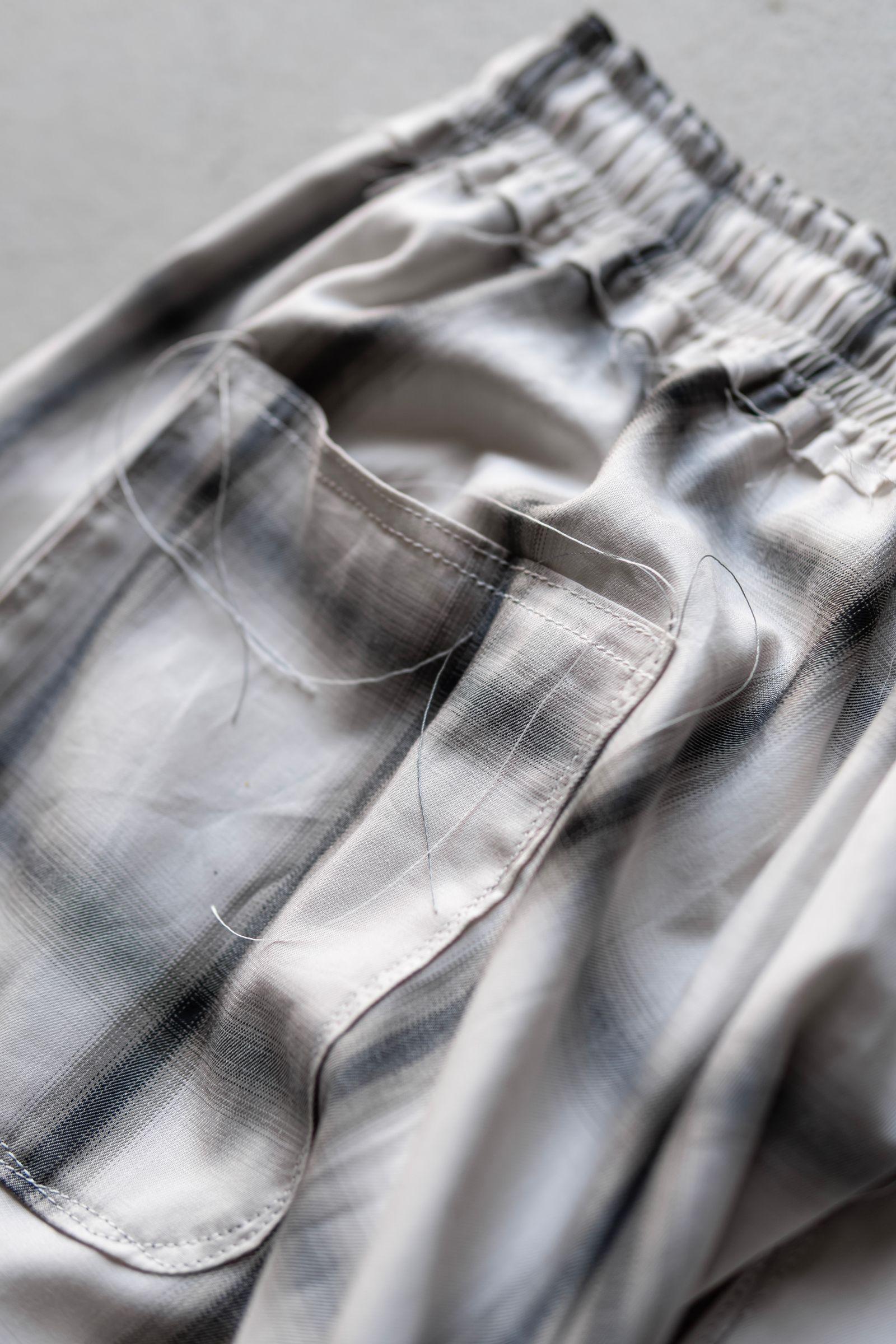 Cotton Ombre L-pocket Craftsman Pajama Pants / Beige