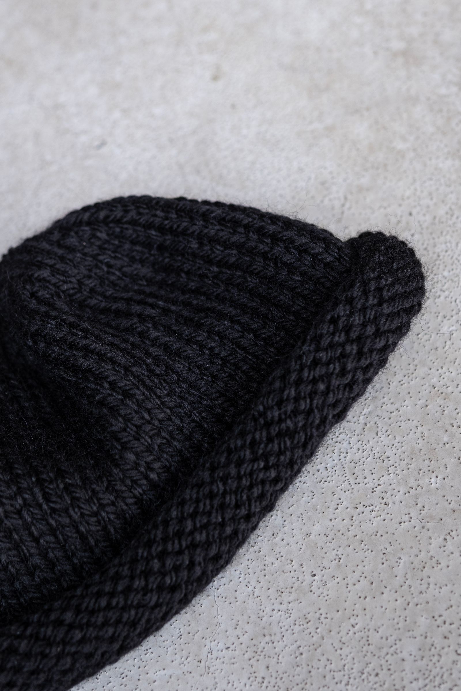 Knit Beanie / Black