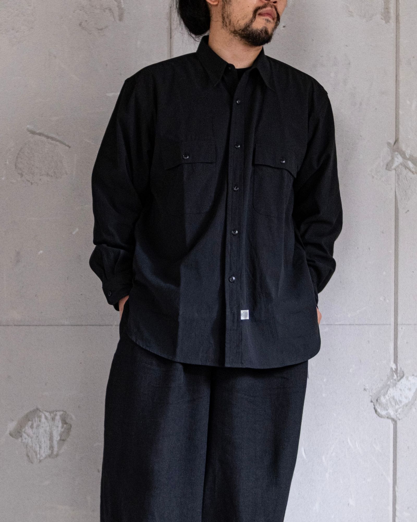 Military Work SH / Black Gabardine