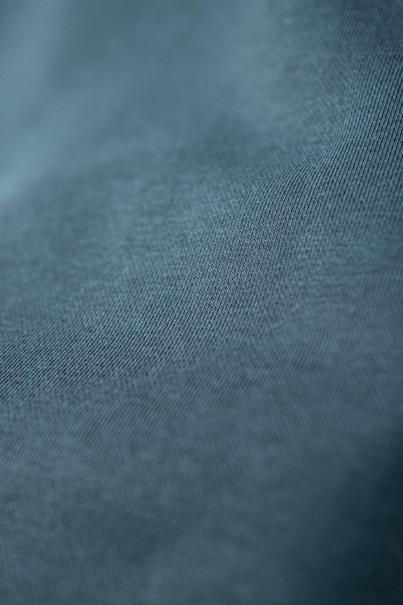 lapel design sweat shirt / green