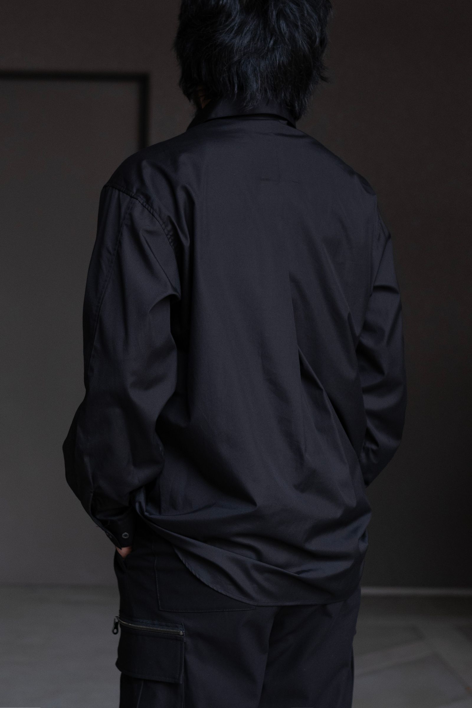 SOFT BROAD SHIRT / Black