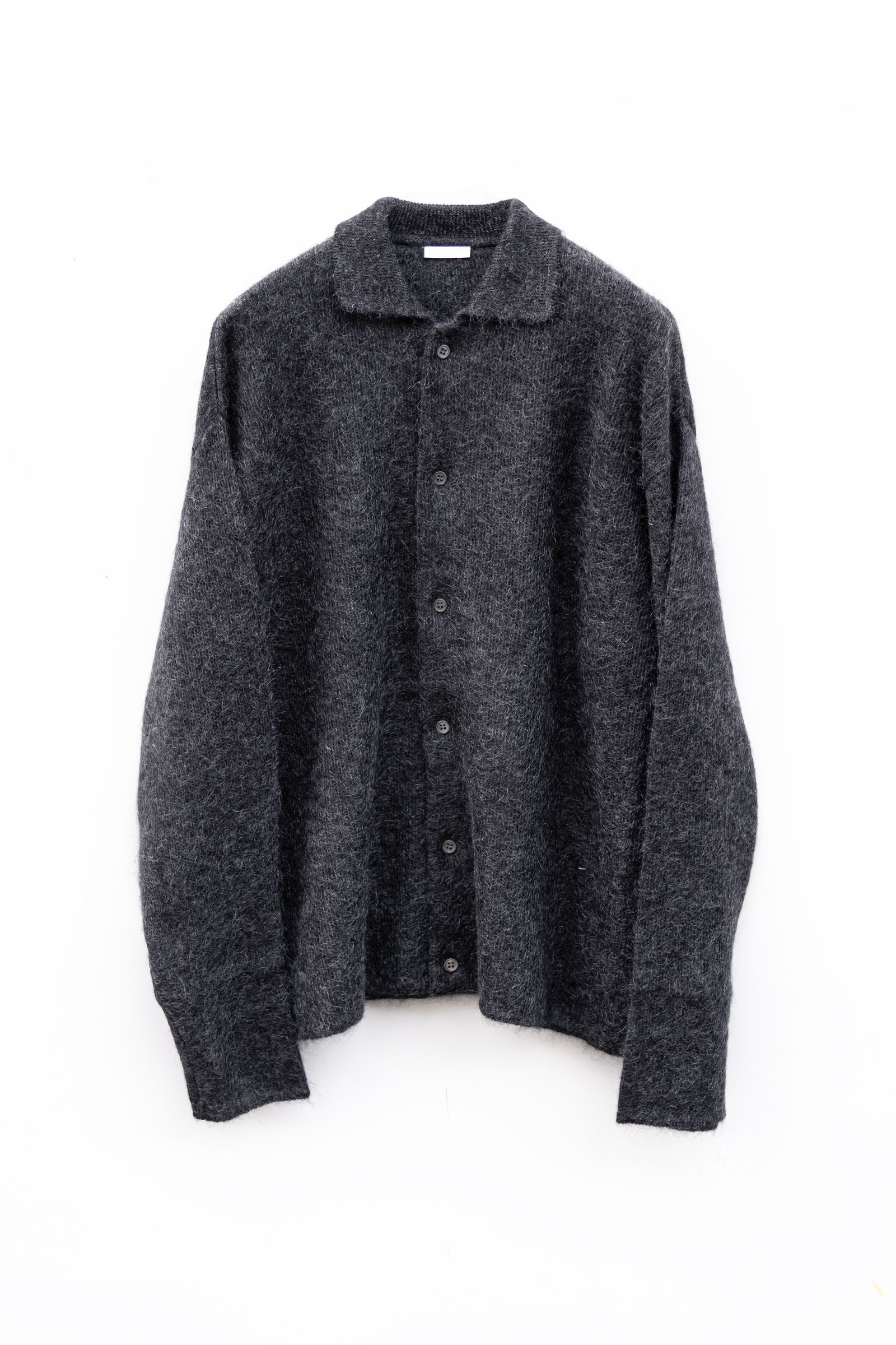 15,170円【Blanc YM】Kid Mohair Knit Shirt