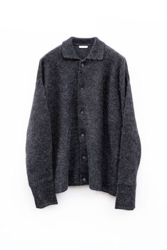 Blanc YM - Kid Mohair Knit Shirt / Gray | Retikle Online Store 