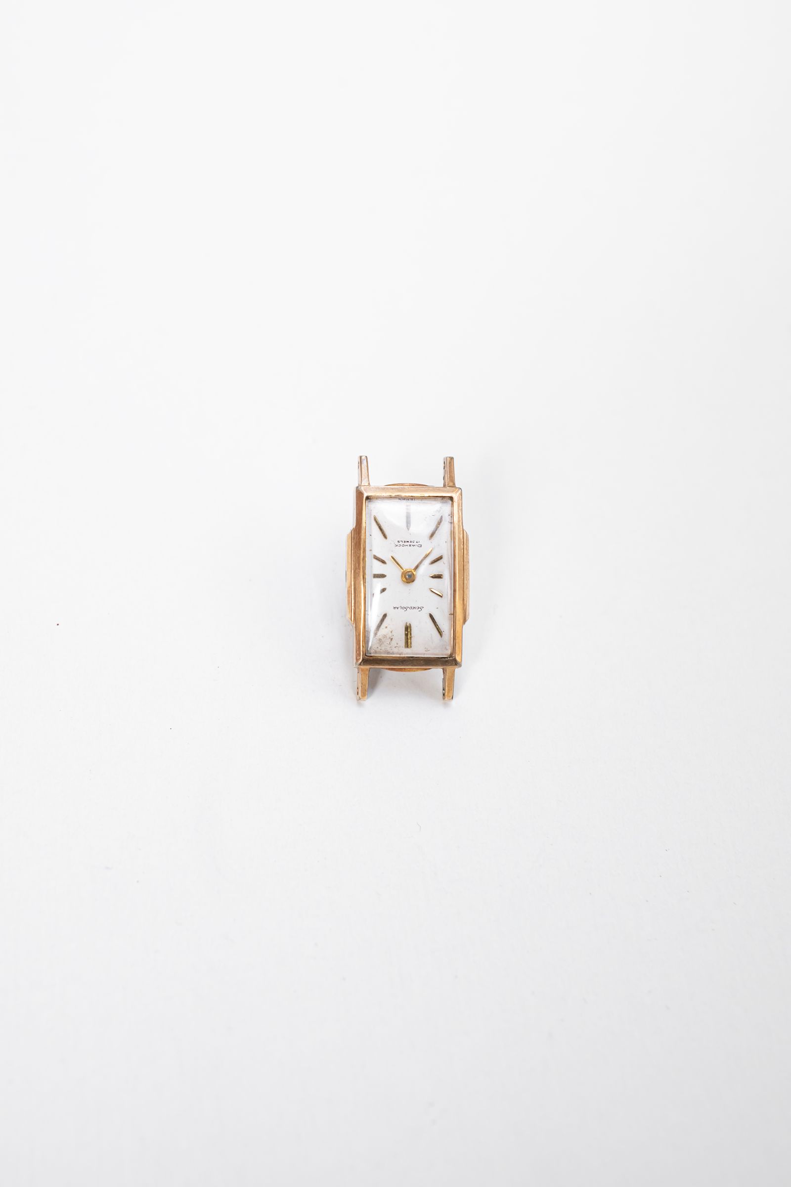 VINTAGE WATCH EARRING / GOLD