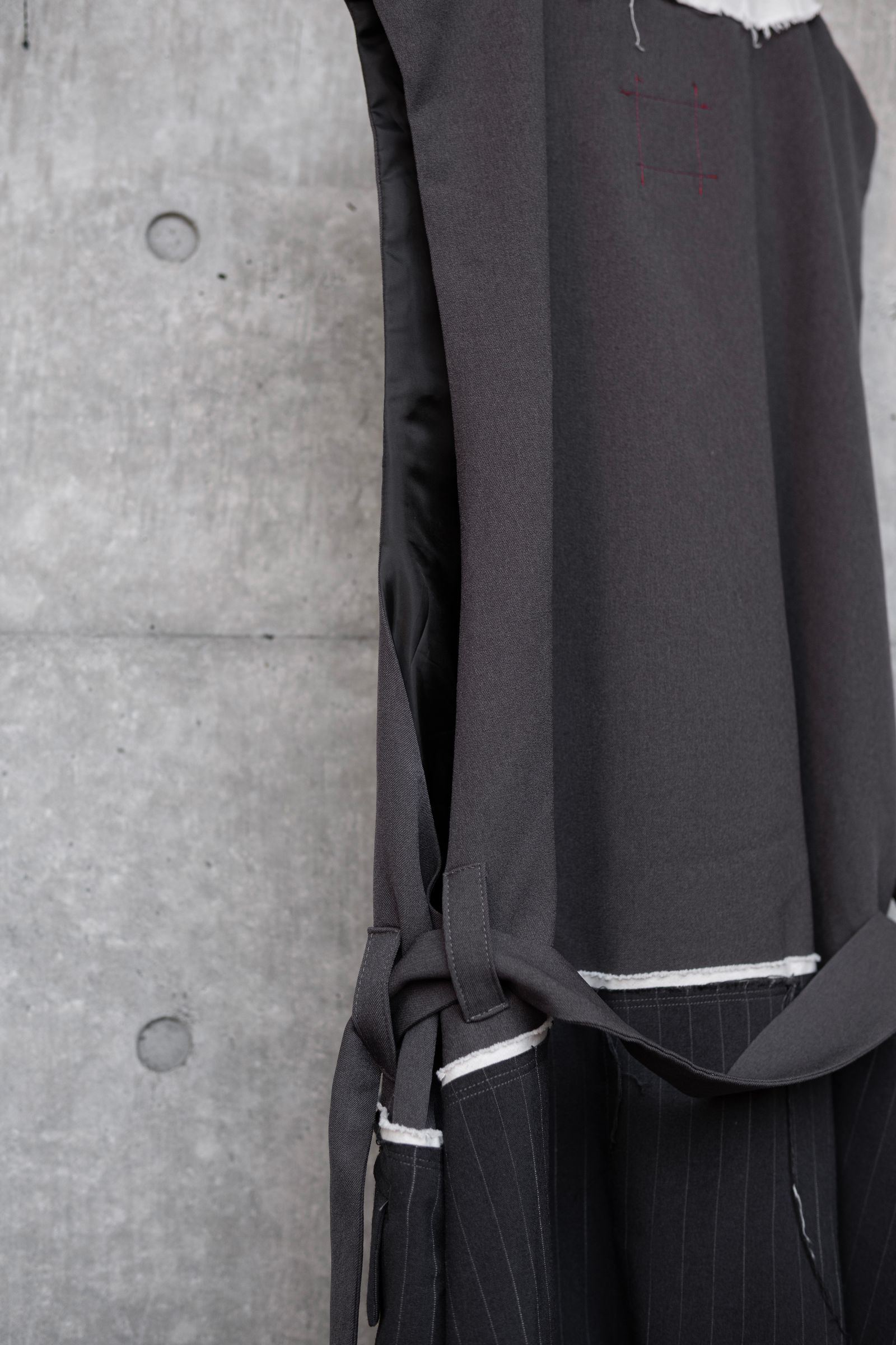 Oversized gilet / gry