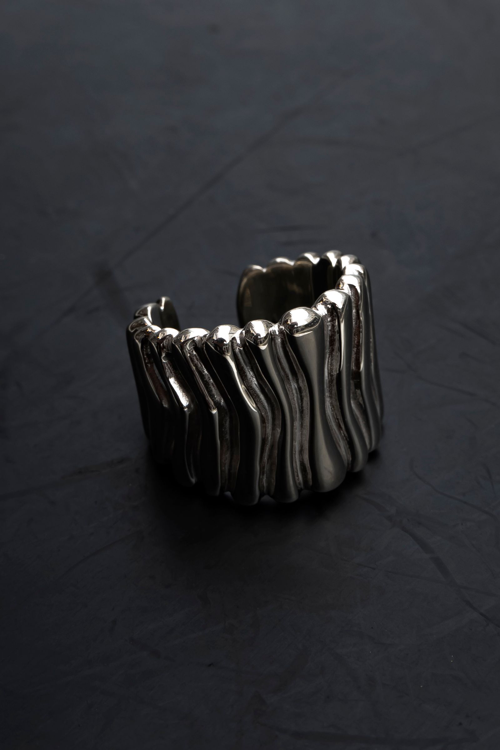 Silver Furrow Ring(SILVER925)