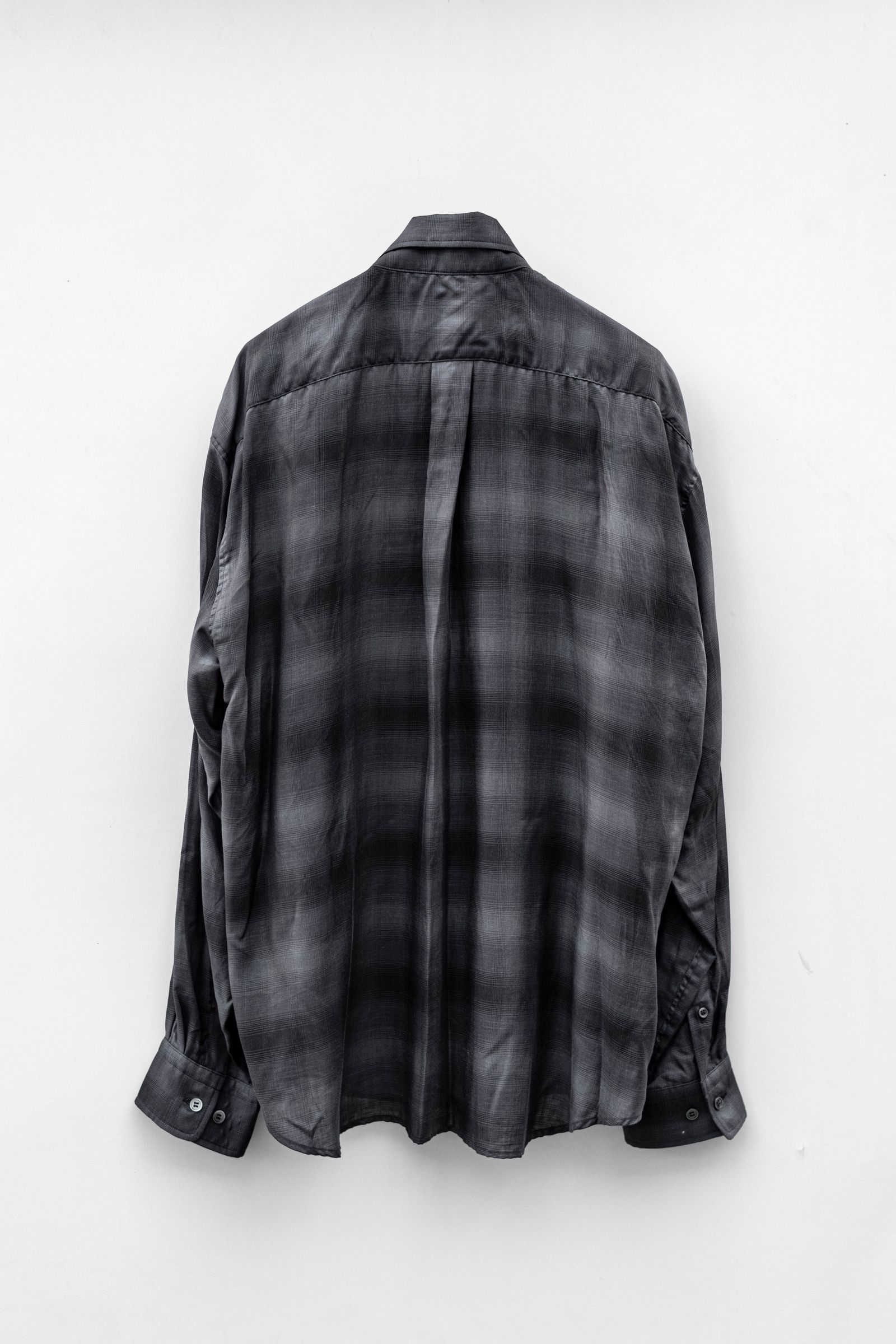 elephant TRIBAL fabrics - Inside Out Ombre check BD Shirt elephant TRIBAL fabrics - Inside Out Ombre check BD Shirt