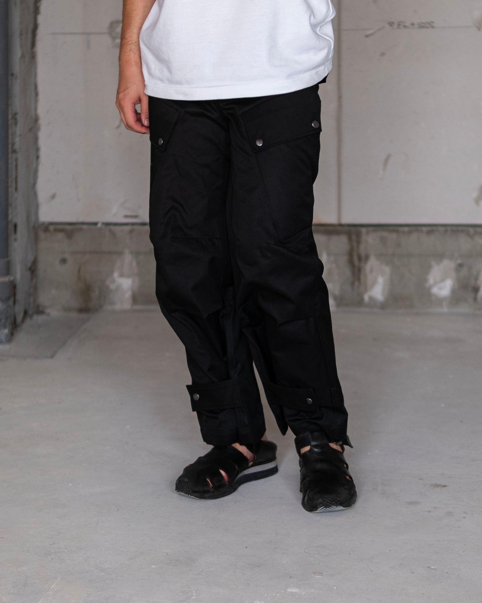 "ARK" 40/3 PREMIUM HIGH-DENSITY TWILL / BLACK