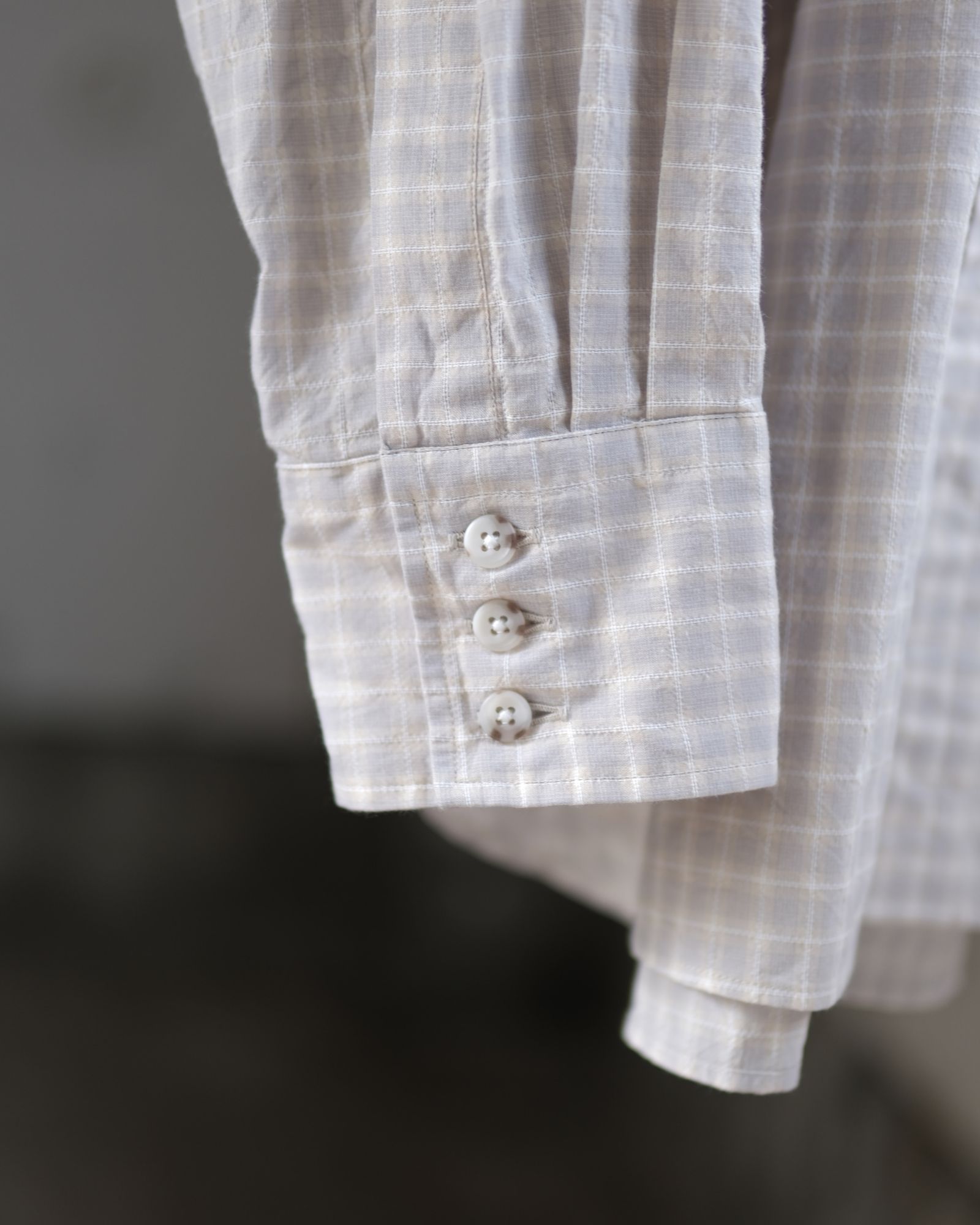 3 Button Regular Collar SH / L.Beige CH