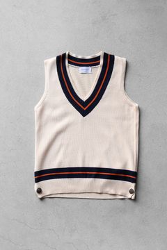 TILDEN KNIT VEST / ivory
