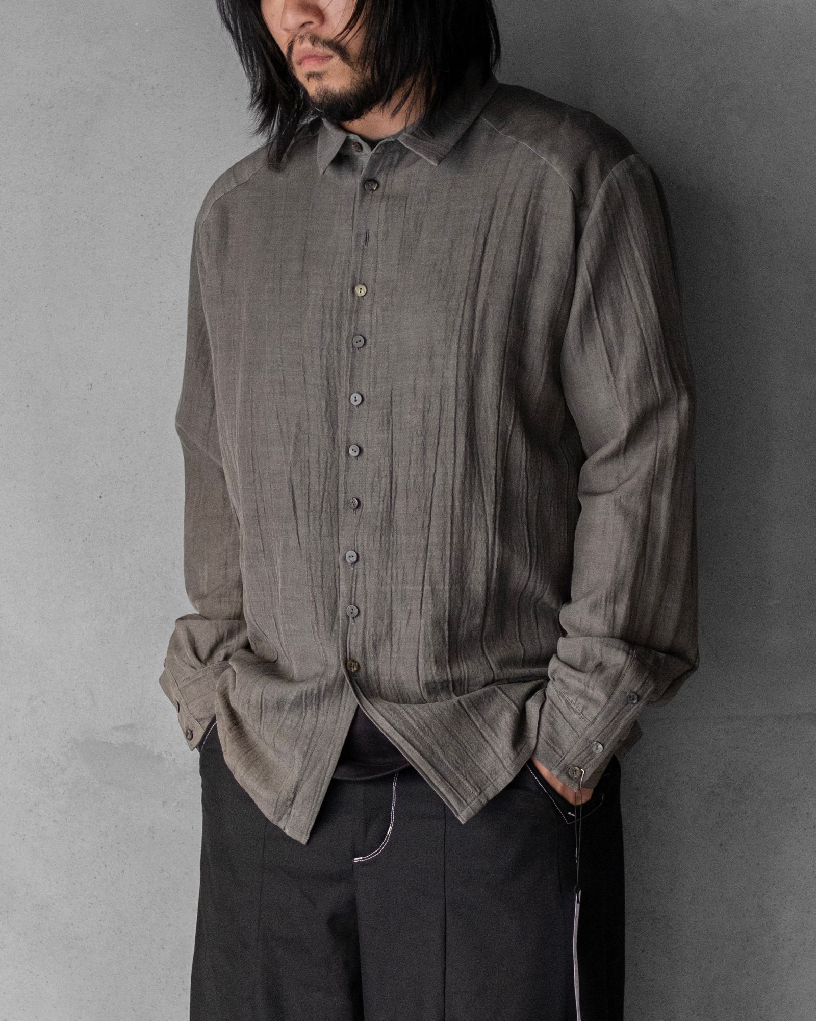 Ink-dyed kjk Shirt / Ink-dyed