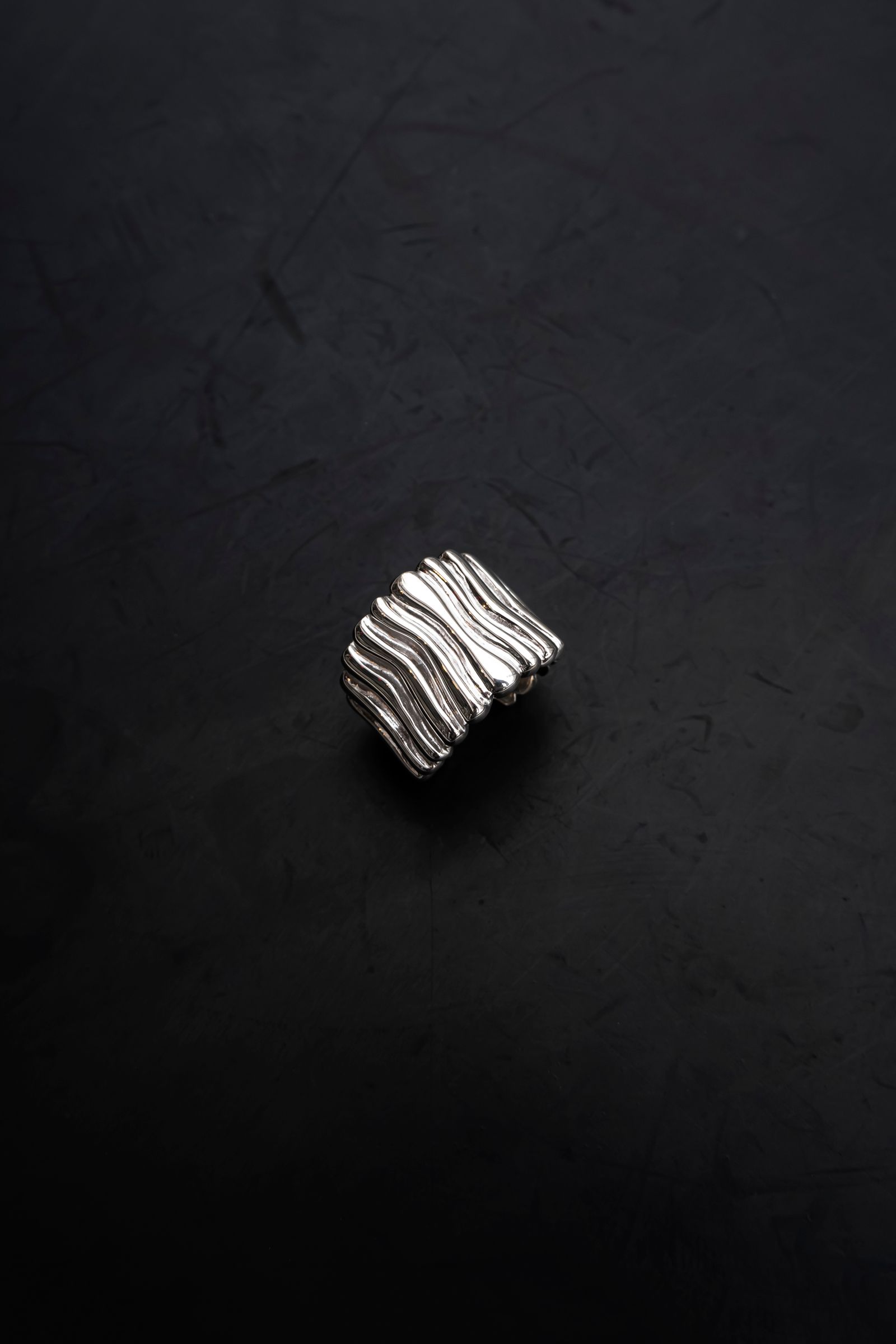 Silver Furrow Ring(SILVER925)