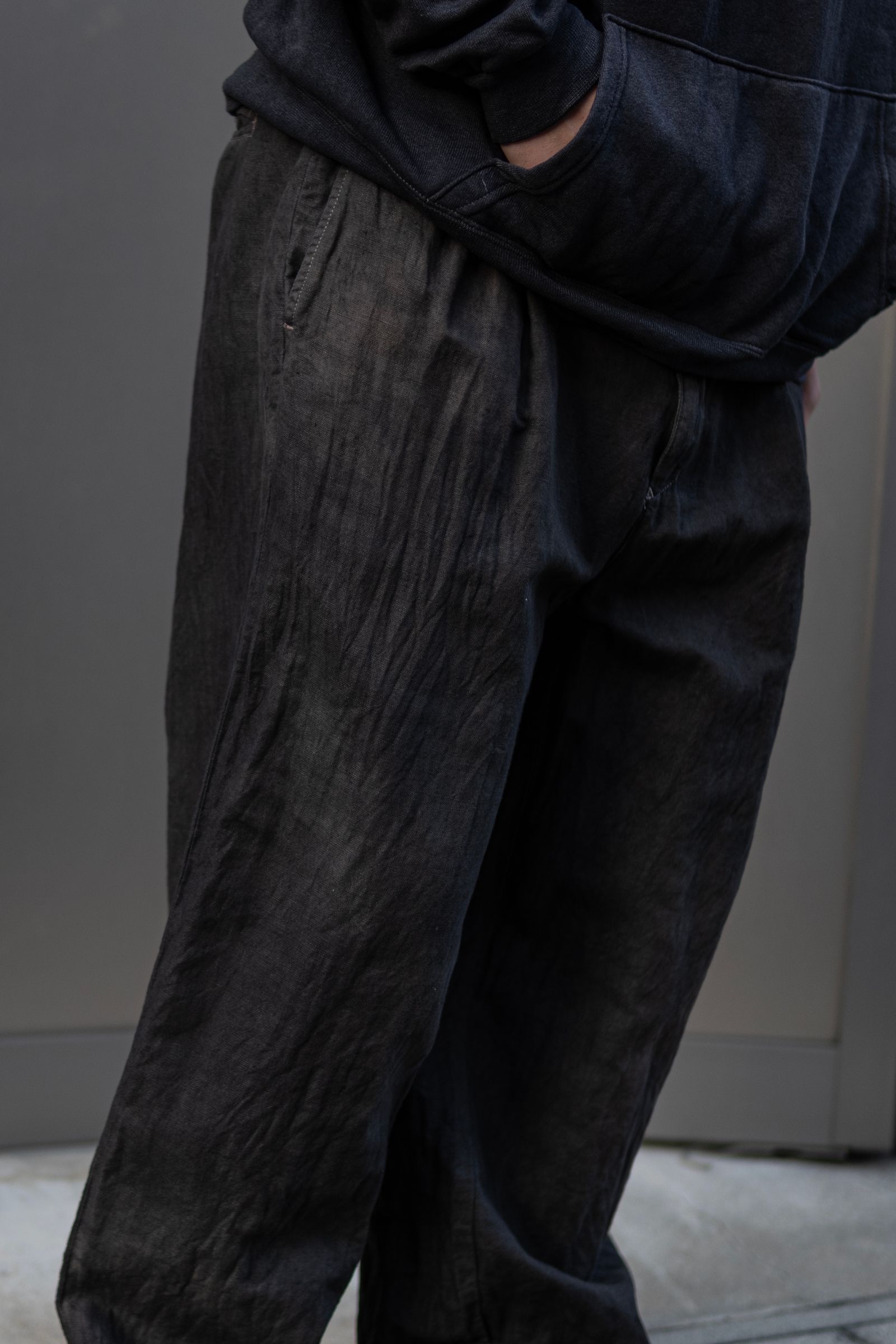 Remake "Dye" linen Pants