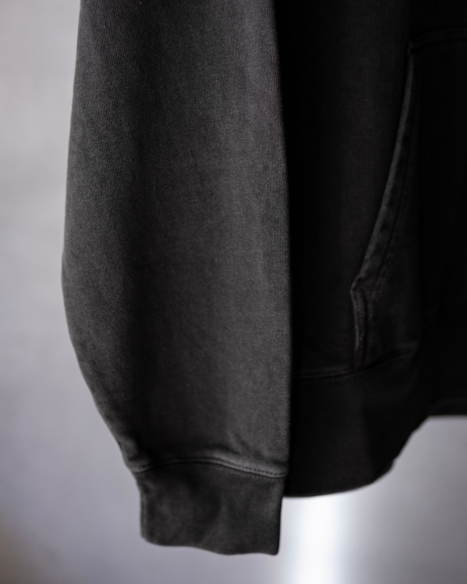KYOTO SUMI-DYED HOODIE / Black