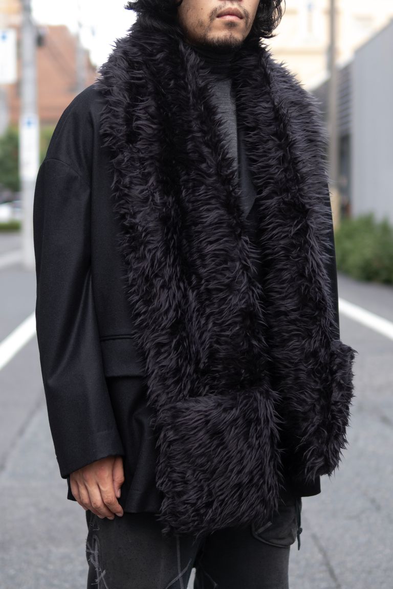 JUHA - FAR MUFFLER / BLACK | Retikle Online Store