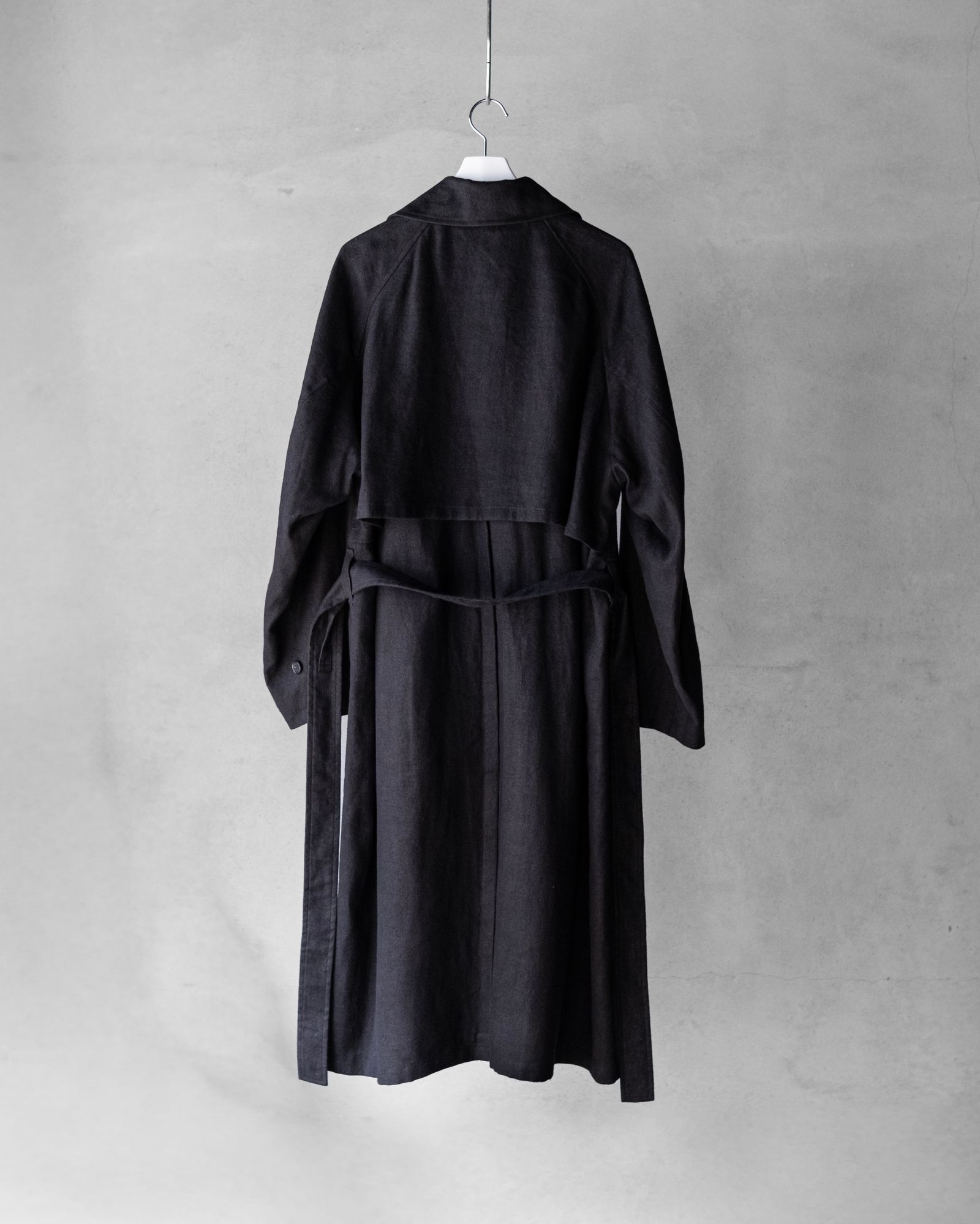 Hemp Oversize Coat / Black