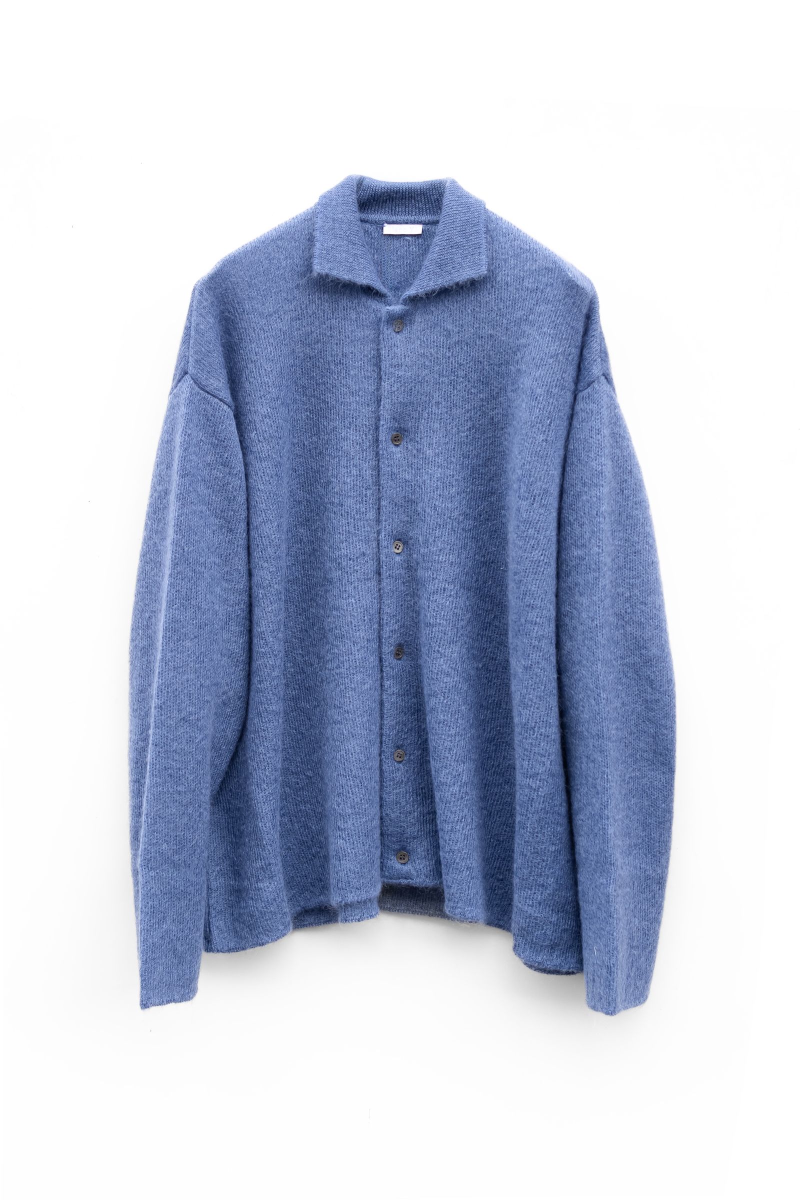 Blanc YM - Kid Mohair Knit Shirt / Beige | Retikle Online Store