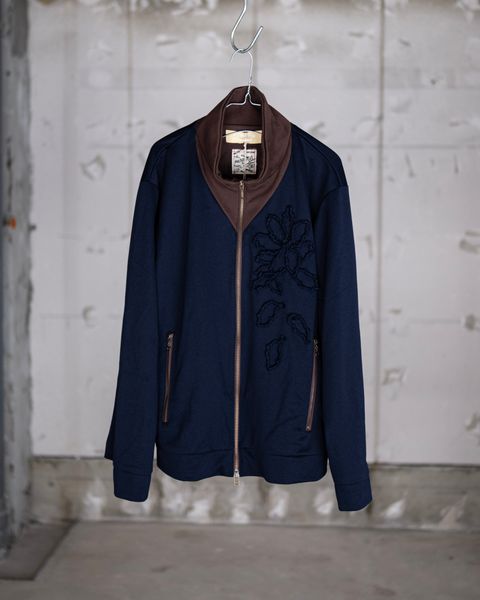 Tape embroidery track JKT / nvy