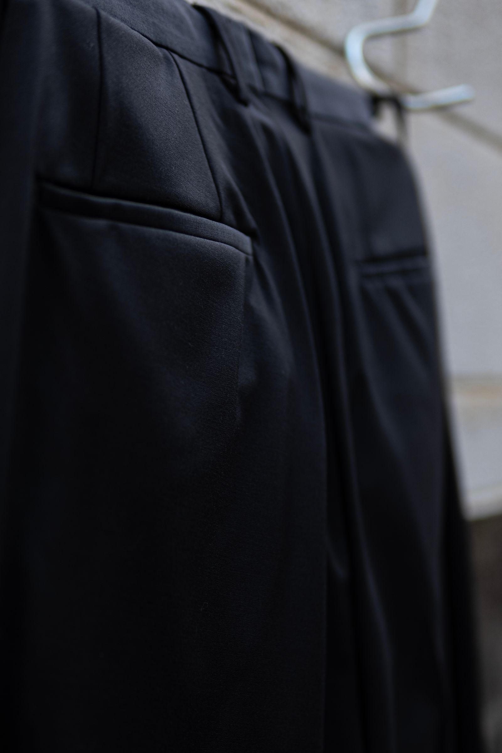 "BAG" 2/70TW TRO Baggy Pants / BLACK