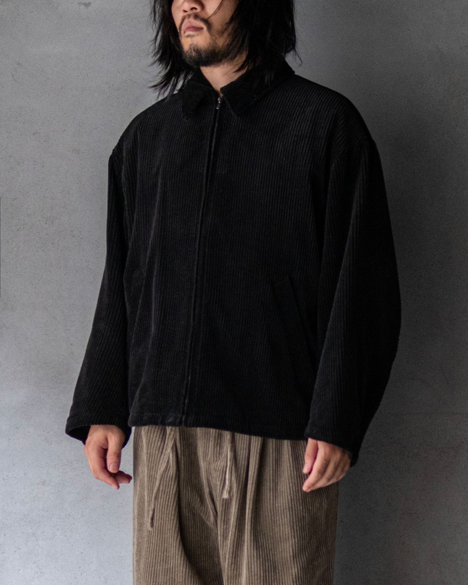 Corduroy Padded JKT / Black