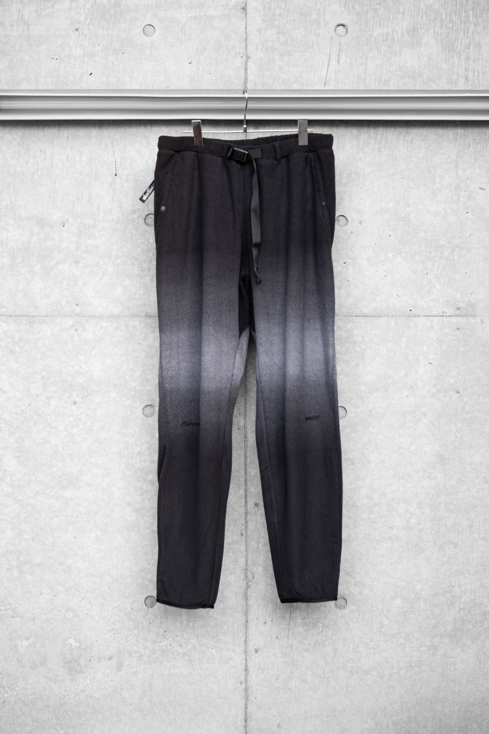 【INNAT×WILD THINGS】PIGMENT PRINT WASH POLARTEC PANTS / Black