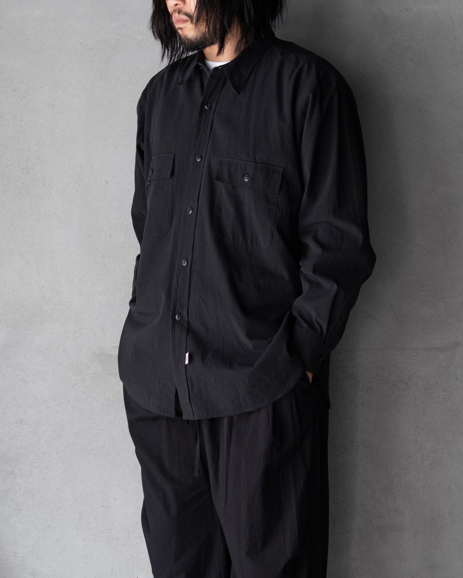 Military Work SH / Black Gabardine