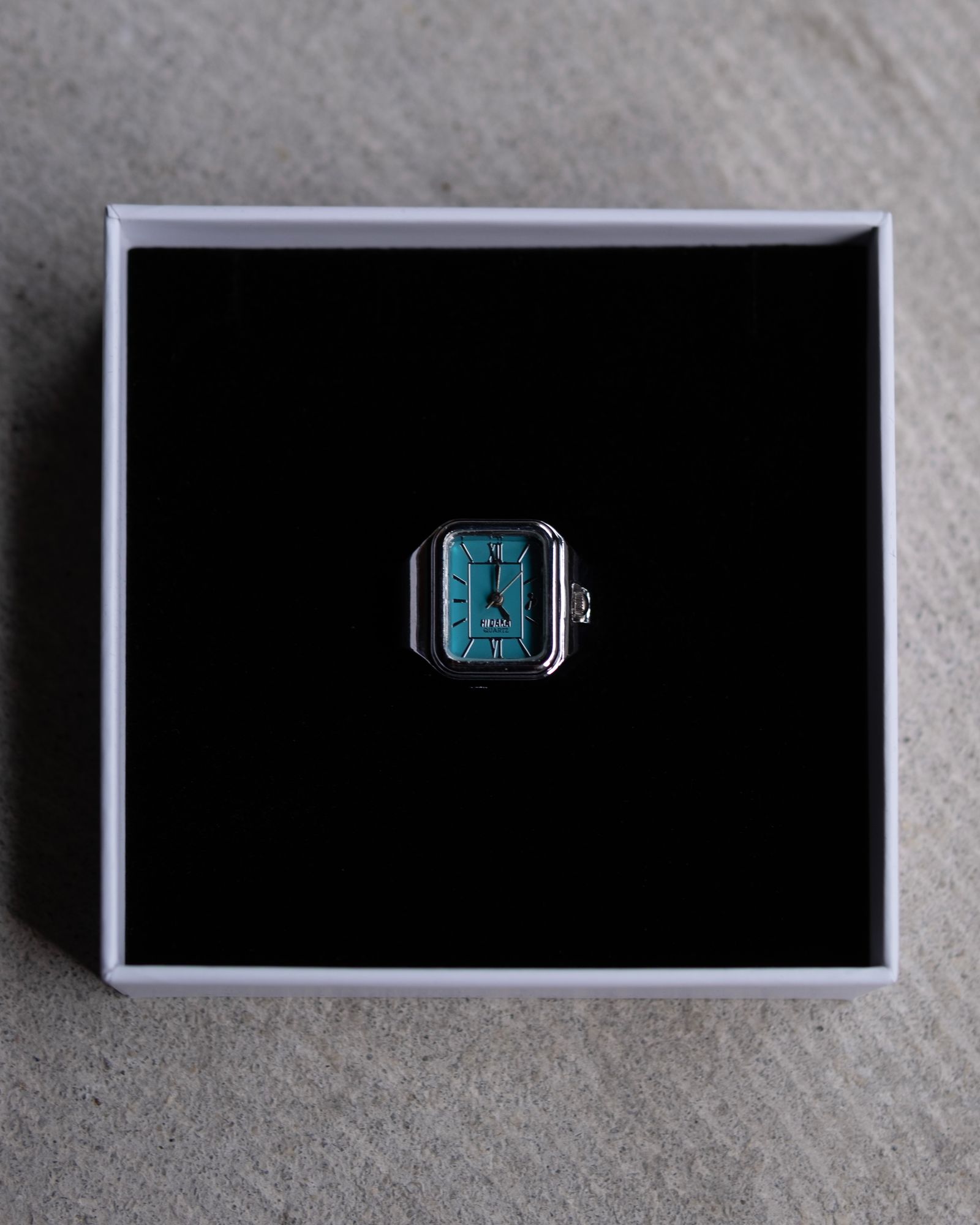 Legacy Ring Watch / Silver/T-Blue