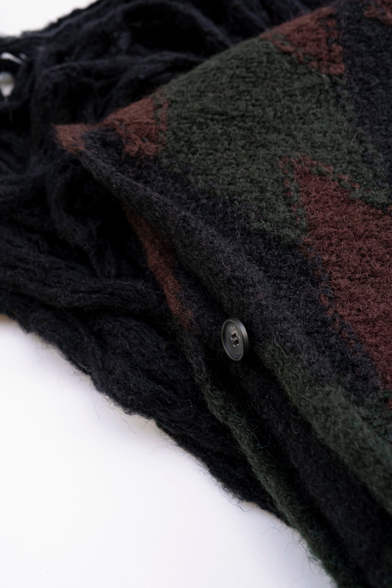 Vest or Muffler / BLACK×GREEN