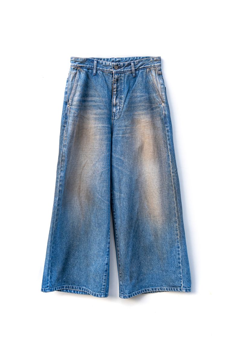 JUHA - RUST BAGGY DENIM PANTS / INDIGO | Retikle Online Store