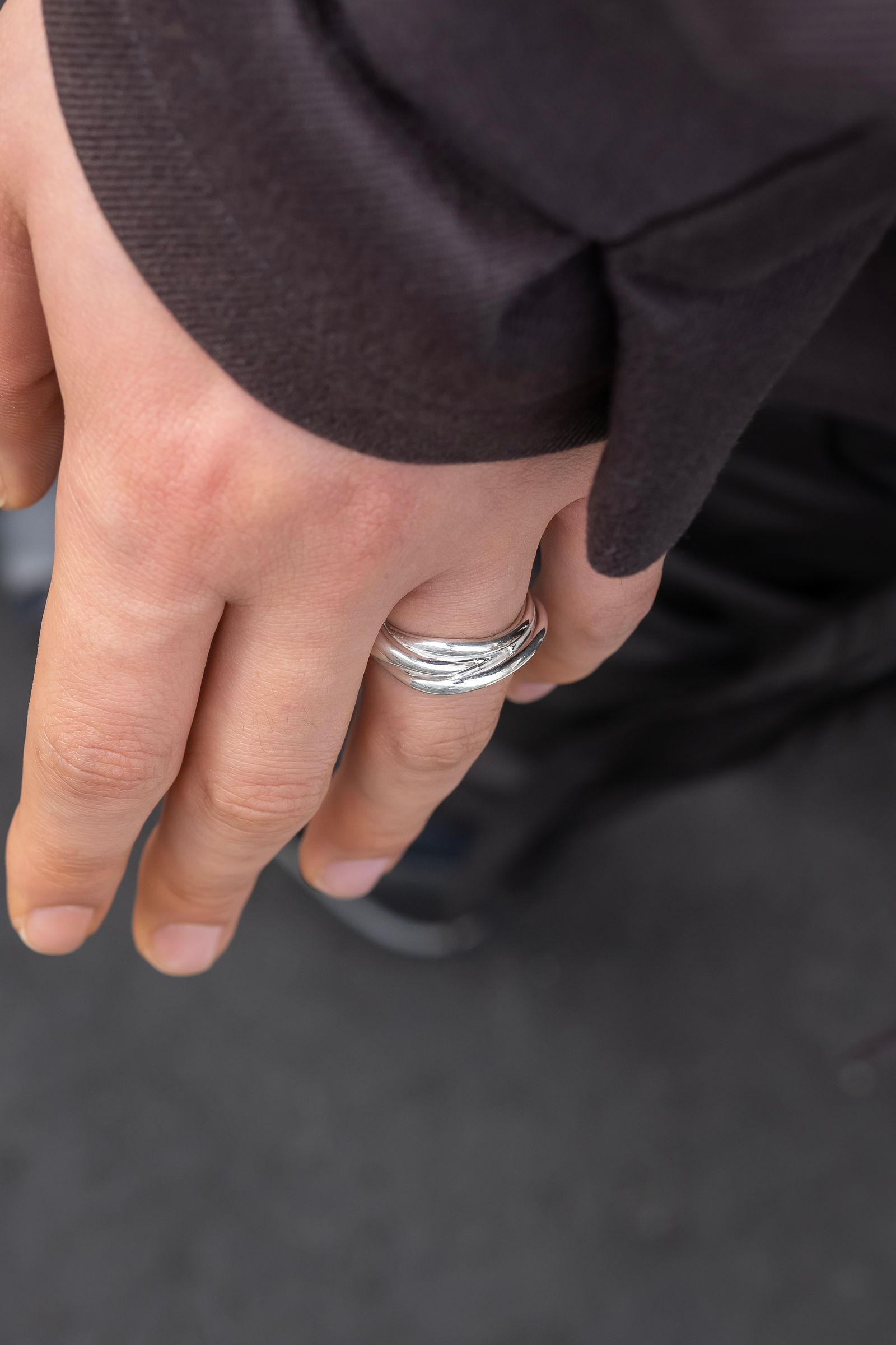 Silver Intersect Ring / Silver