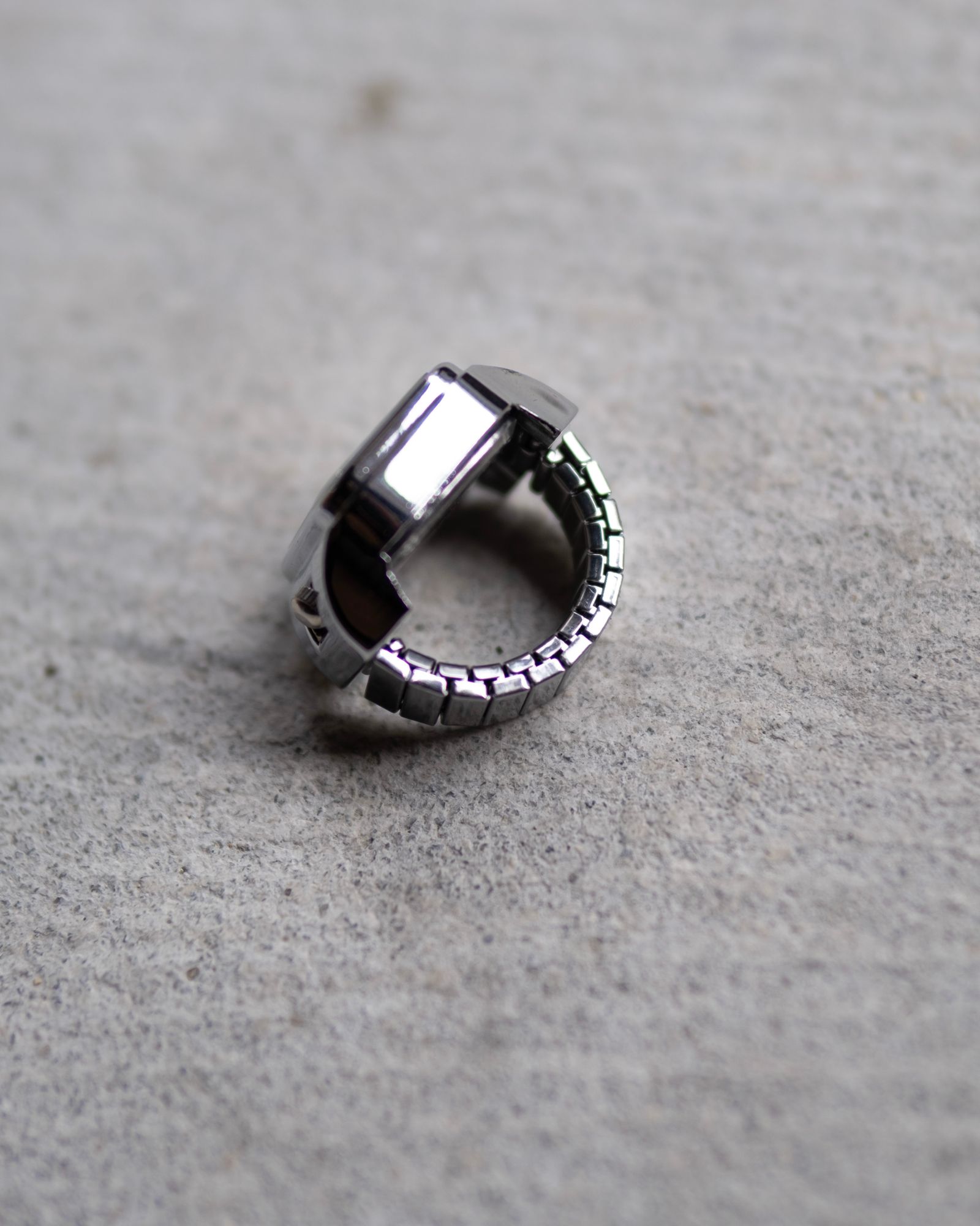 Legacy Ring Watch / Silver/Black